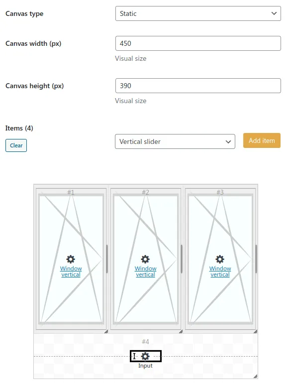 Combination of window products