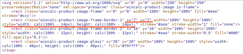 Window SVG image layout