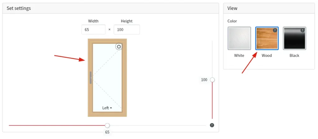 Window product with applied color option